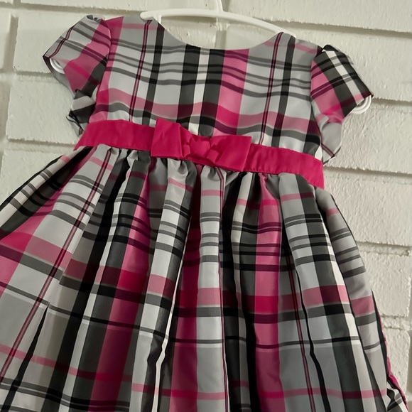 Pink And Gary Plaid Dress and Pants - Picture 4 of 7